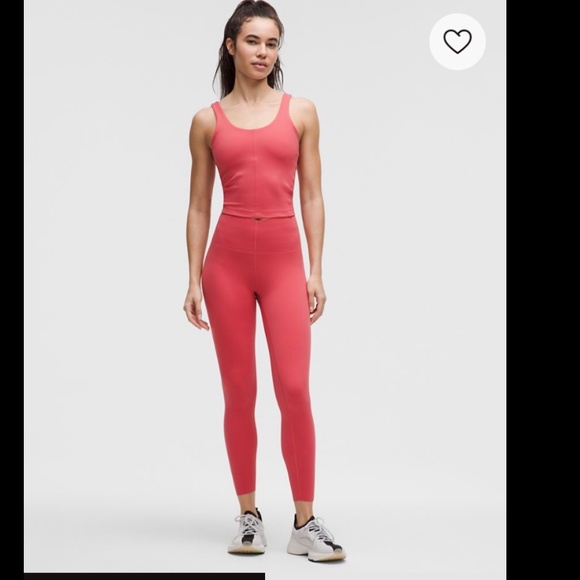 NWT Lululemon Glow Up High Rise Tight Desert Red Size 4 | Hemmed 22.5” Inseam - Picture 3 of 14